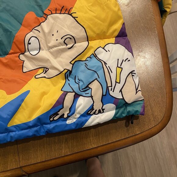 MEMBERS ONLY X NICKELODEON Rugrats Jacket Men Size L Puffer Chucky Tommy Reptar - Picture 8 of 9